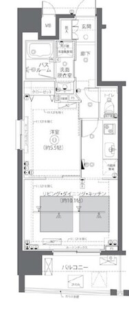 ZOOM日本橋蛎殻町の物件間取画像